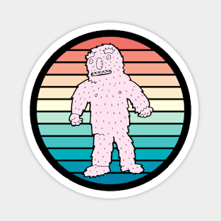 bigfoot funny cute Magnet