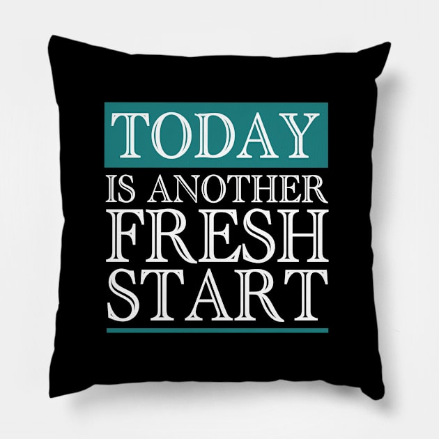 Fresh start Pillow by aktiveaddict