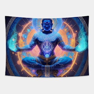 The Highest Level Of Meditation - AI Art Tapestry