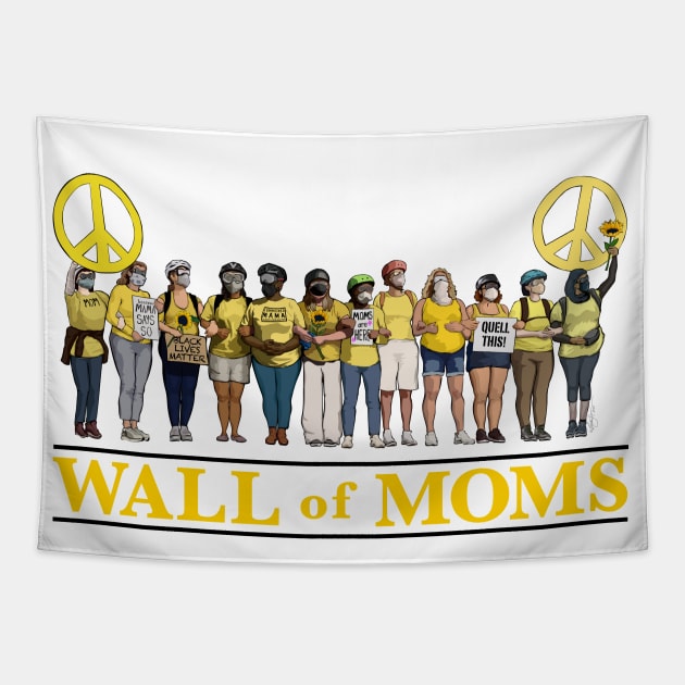 Wall of Moms CUSTOMIZABLE by Curtis Jensen Tapestry by Wall of Many