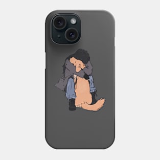 Girl with Golden Phone Case