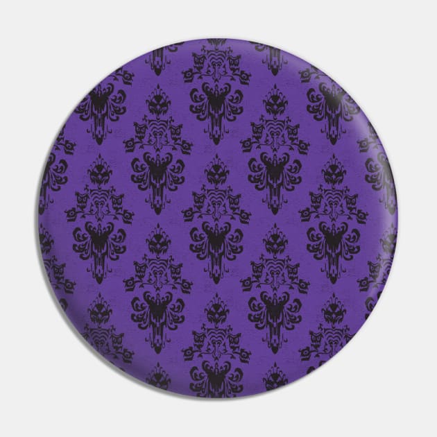 Creepy Wallpaper, Purple Pin by Heyday Threads