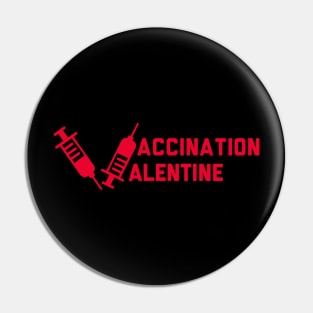 Vaccination Valentine Pin