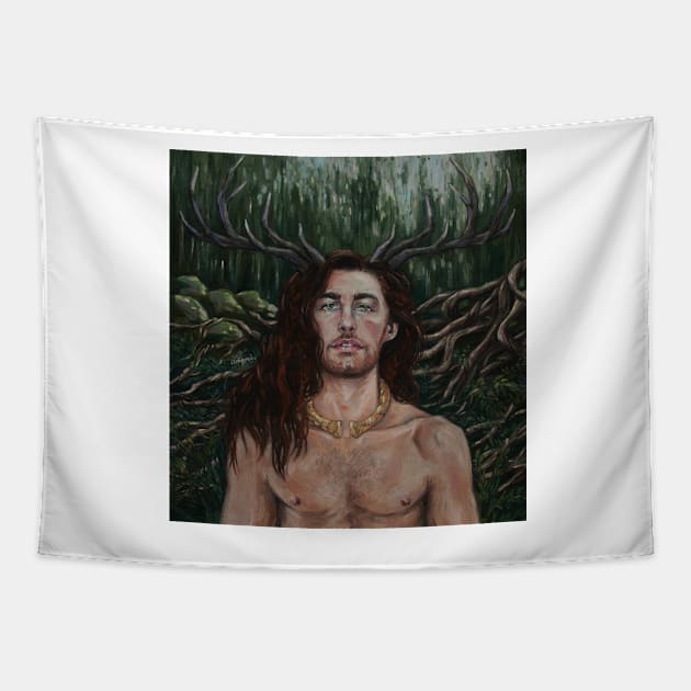 Cernunnos Tapestry by artgroves