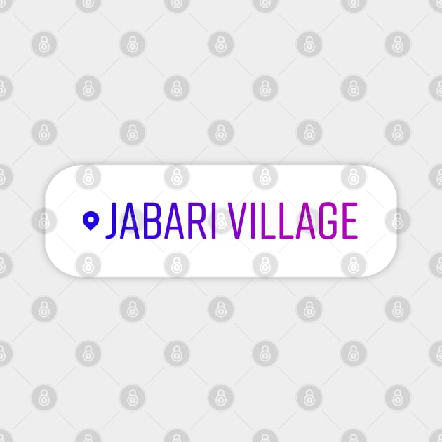 Jabari Village - Wakanda Location Magnet by ChrisPierreArt