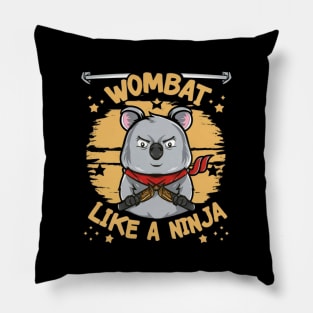 Wombat Ninja Pillow