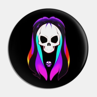 Gothic Skull Fashion Art Pin