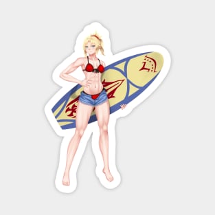 Mordred Summer Shorts Magnet