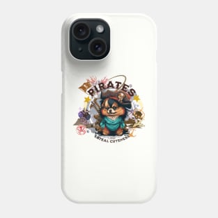 Pirate dog - part-time pet career Phone Case