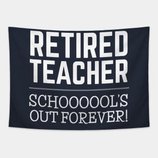 RETIRED TEACHER Tapestry