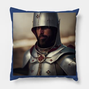 Knights Templar in The Holy Land Pillow