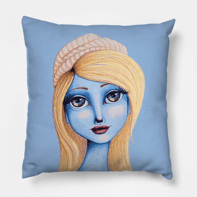 I Heart Smurfette Pillow by LittleMissTyne