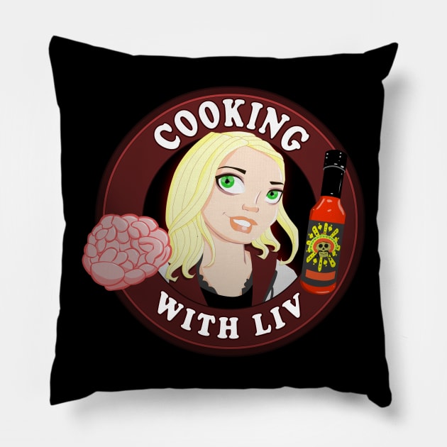 Cooking with Liv Pillow by scoffin