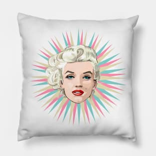 Atomic Marilyn Monroe Pillow