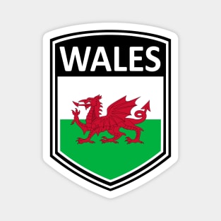 Flag Shield - Wales Magnet