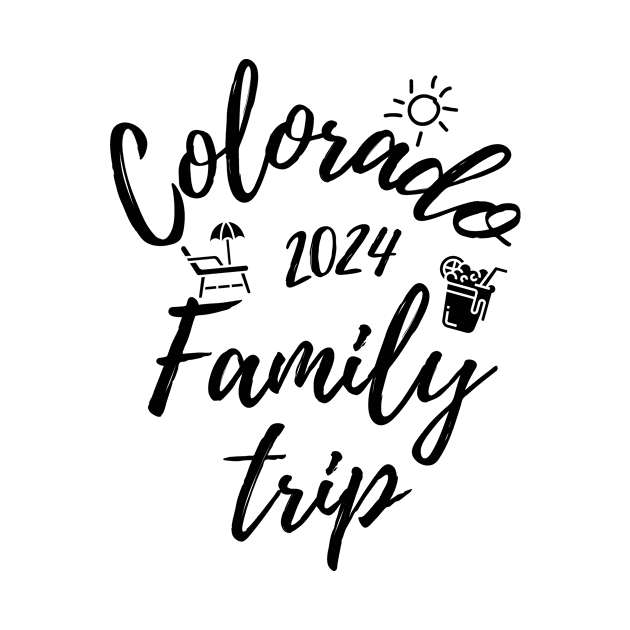 Colorado Family Trip 2024 Vacation Fun Matching Group Design by OriginalGiftsIdeas