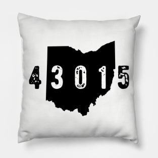 43015 zip code Delaware Ohio Columbus Pillow