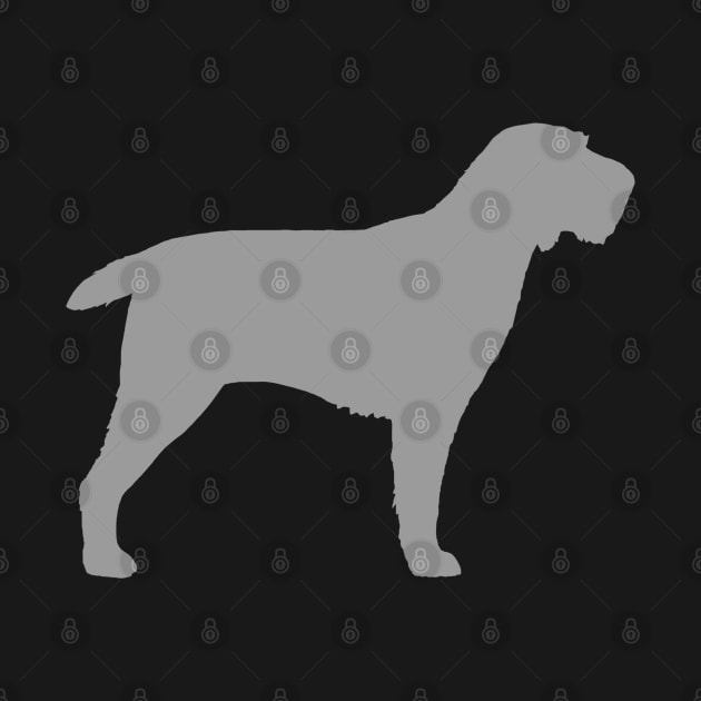 Spinone Italiano Silhouette by Coffee Squirrel