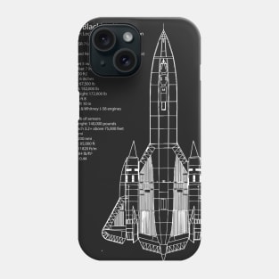 SR71 Blackbird Phone Case