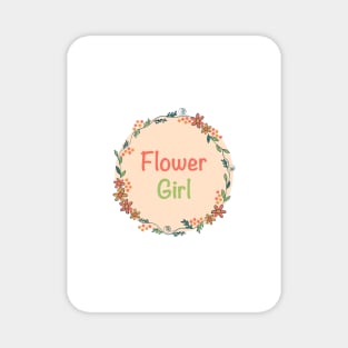 Floral girl Magnet