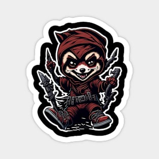 Red Panda Ninja_018 Magnet