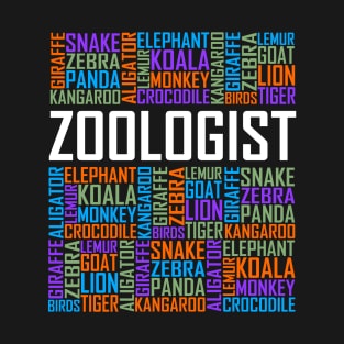 Zoologist - Words T-Shirt