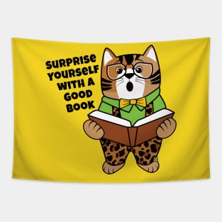 Surprise Yourself with a Good Book Tapestry