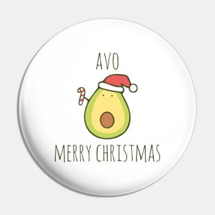 Avo Merry Christmas Pin