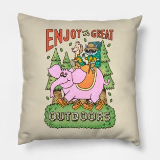 enjoy the great outdoor Pillow