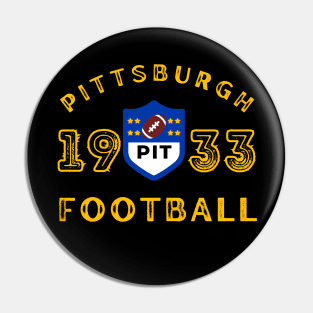 Pittsburgh Football Vintage Style Pin