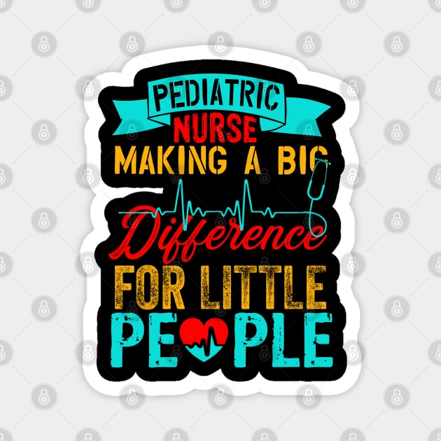 Pediatric Nurse Gifts Magnet by BadDesignCo