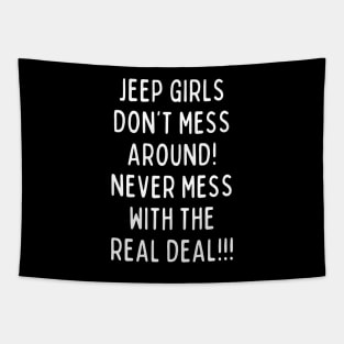 Jeep girls don't mess around! Tapestry