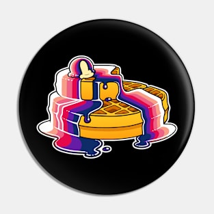 Cinthean Pride Waffles LGBT Pin