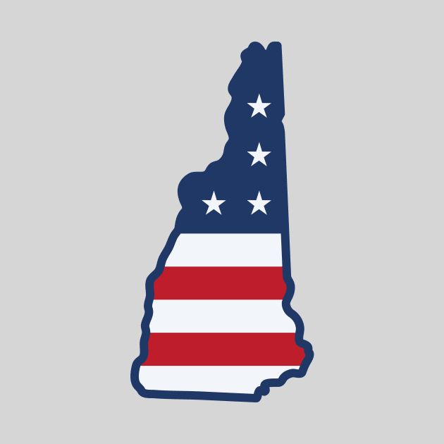 Stars and Stripes New Hampshire by SLAG_Creative