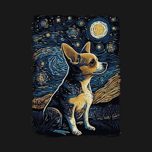 Chihuahua Starry Night T-Shirt