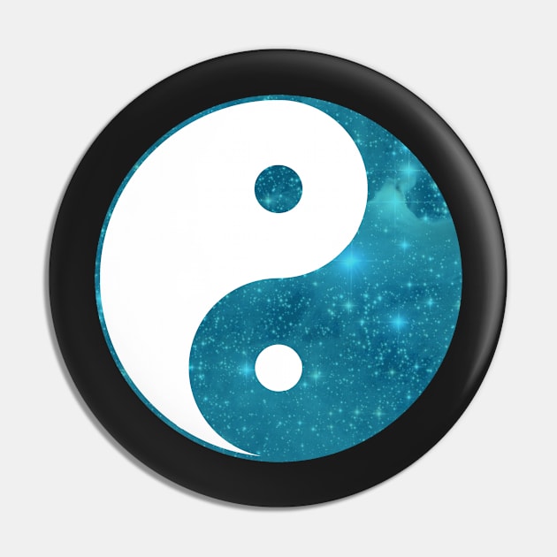 Blue Yin Yang Pin by Rebellion10