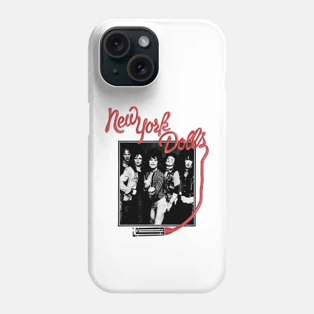 New York Dolls Rock Band Phone Case by PUBLIC BURNING