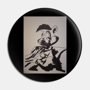 Pepe Le Pew Graphic Men Pin
