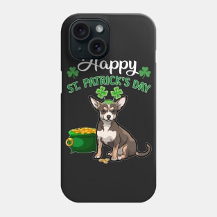 Happy St Patrick_s Day For Chihuahua Lovers T shir Phone Case