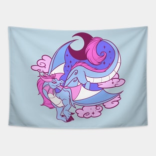 Trans Dragon Tapestry