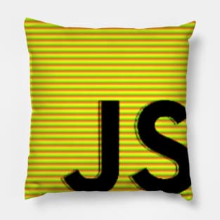 JavaScript duotone small Pillow