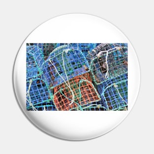 Lobster pots Pin