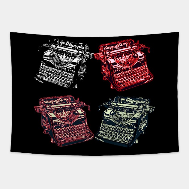 Typewriters 4 Tapestry by CasualTeesOfFashion