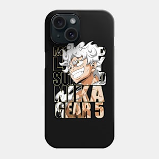 luffy gear 5 sun god nika one piece anime Phone Case