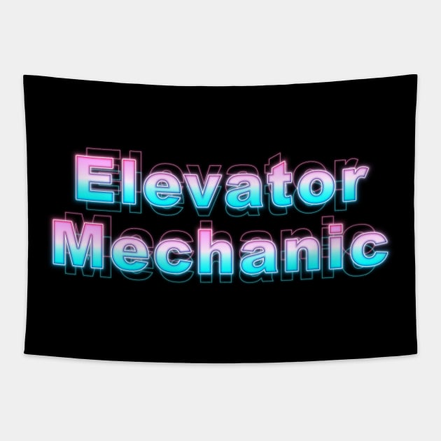 Elevator Mechanic Tapestry by Sanzida Design