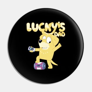 Luckys Dad Music Time Pin