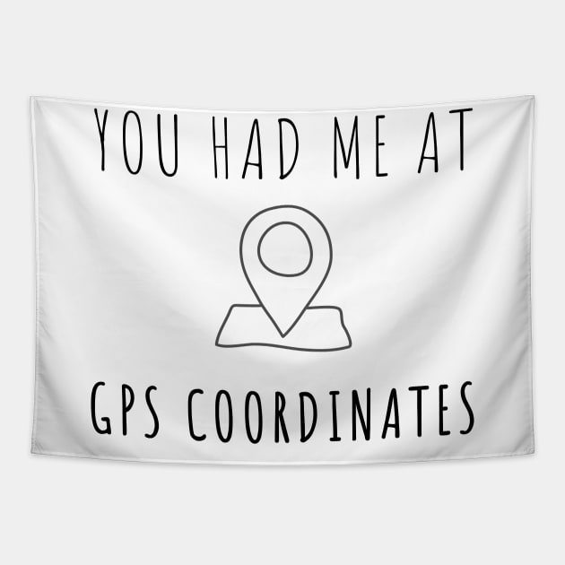 Surveyor - You had me at GPS coordinates Tapestry by Marhcuz