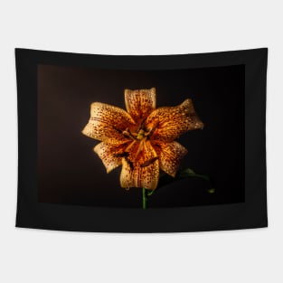 Orange tiger lily still life Tapestry