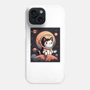 Catronaut Cute Cat Astronaut Deep In Space Cosmic Cat Science - Funny Cats Phone Case