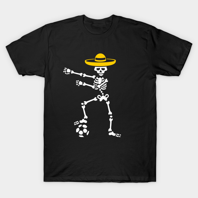 Discover Mexico football soccer floss dance flossing skeleton Dia de muertos - Floss Like A Boss - T-Shirt